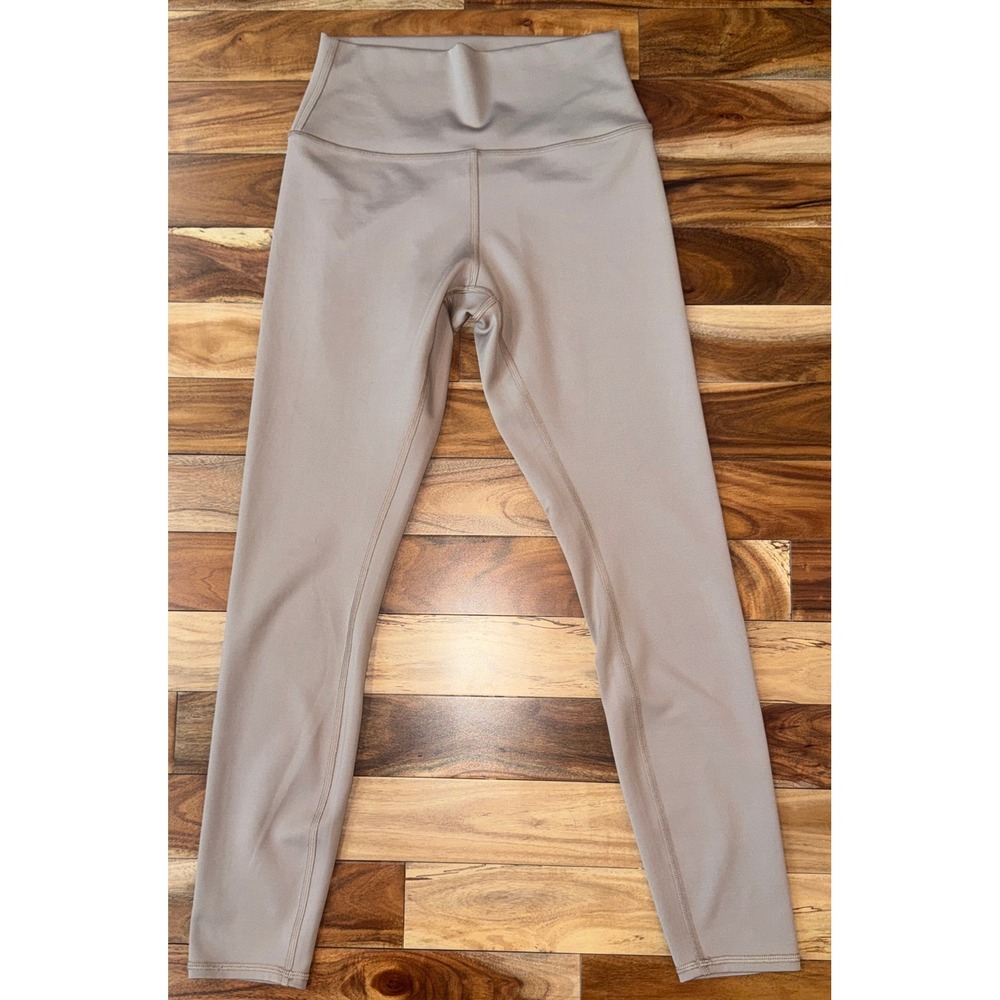 Alo Yoga Airlift High Waist Leggings Taupe/Gravel Yoga Pants Womens Size M NWOT